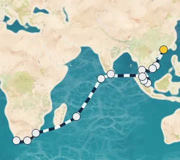 29 Night Hong Kong to Cape Town cruise