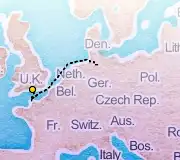 3 Night Hamburg to London cruise