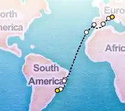 17 Night Portofino to Sao Paolo cruise