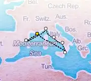 7 Night Toulon to Toulon cruise