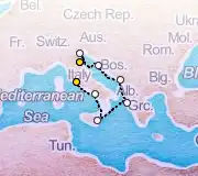7 Night Rome to Ravenna cruise