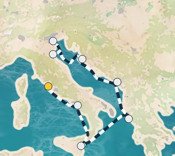 7 Night Rome to Ravenna cruise