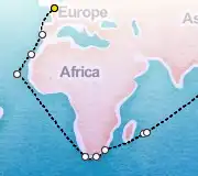 43 Night London to Hong Kong cruise