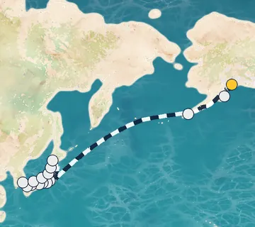 27 Night Seward to Tokyo cruise