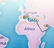 22 Night Barcelona to Dubai cruise