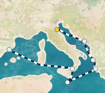 7 Night Ravenna to Barcelona cruise