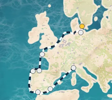 11 Night Copenhagen to Portofino cruise