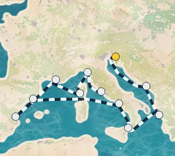 14 Night Trieste to Rome cruise