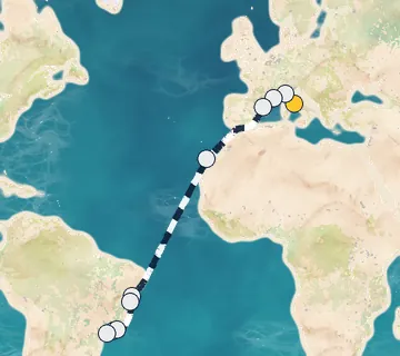 17 Night Rome to Sao Paolo cruise