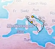 10 Night Rome to Ravenna cruise