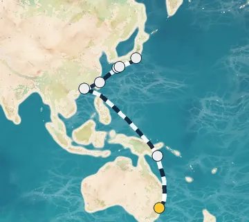 19 Night Sydney, Australia to Tokyo cruise