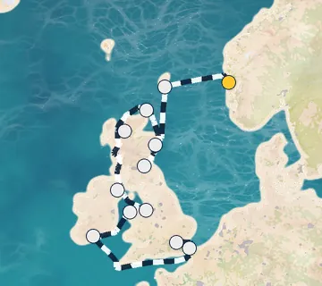 14 Night Bergen to Greenwich cruise