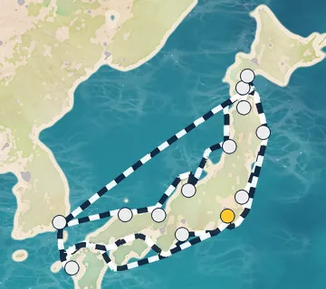 21 Night Tokyo to Tokyo cruise