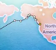 21 Night Vancouver to Tokyo cruise