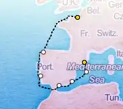 9 Night Paris to Barcelona cruise