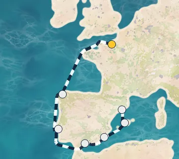 9 Night Paris to Barcelona cruise