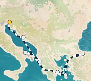 8 Night Monfalcone to Bari cruise