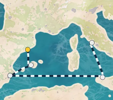 5 Night Barcelona to Rome cruise
