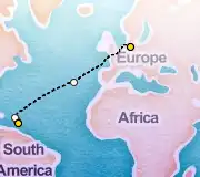 13 Night Fort-de-France to Hamburg cruise