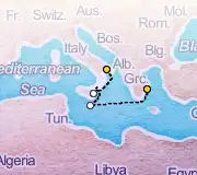 4 Night Athens to Taranto cruise