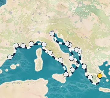21 Night Athens to Barcelona cruise