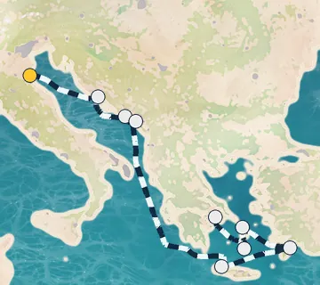 10 Night Ravenna to Athens cruise