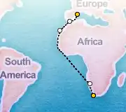 18 Night Barcelona to Cape Town cruise