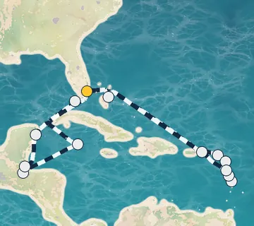 22 Night Miami to Miami cruise