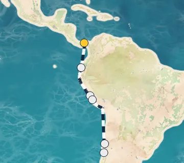 10 Night Panama City to Santiago cruise