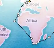 52 Night Hamburg to Hong Kong cruise