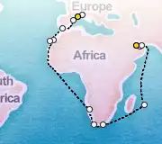 37 Night Doha to Marseille cruise