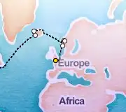 14 Night London to New York cruise