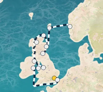14 Night Tilbury to Bergen cruise