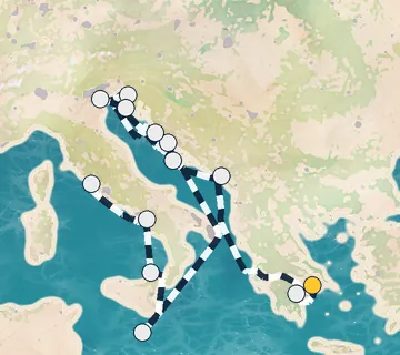 14 Night Athens to Rome cruise