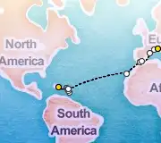 20 Night Santo Domingo to Savona cruise