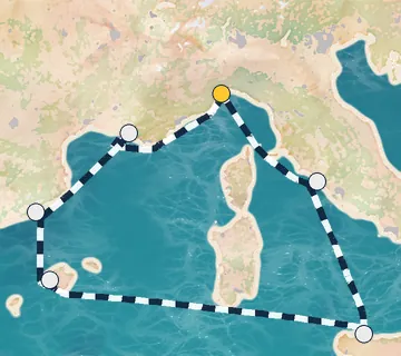 7 Night Savona to Savona cruise