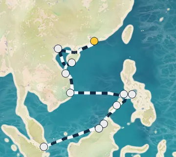 15 Night Hong Kong to Singapore cruise