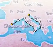 9 Night Venice to Barcelona cruise