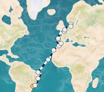 26 Night Sao Paulo to Kiel cruise