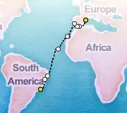 19 Night Barcelona to Rio cruise