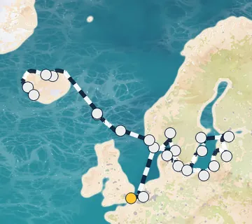 28 Night London to Reykjavik cruise