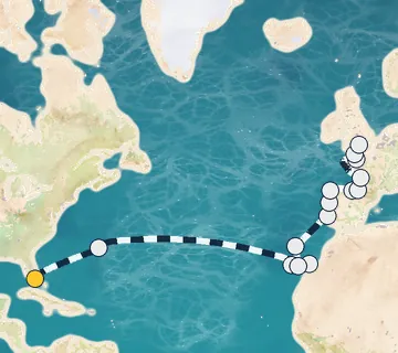 25 Night Miami to London cruise