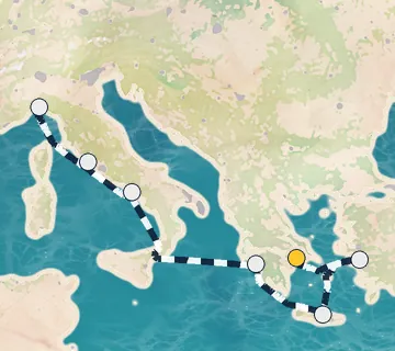 7 Night Athens to Rome cruise