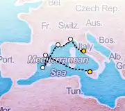 6 Night Rome to Palermo cruise