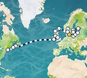 27 Night Copenhagen to Boston cruise