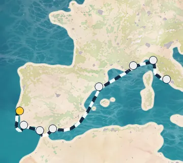 8 Night Lisbon to Rome cruise
