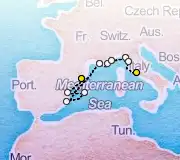 10 Night Barcelona to Rome cruise