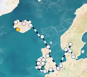 24 Night Reykjavik to Copenhagen cruise