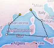 6 Night Marseille to Savona cruise