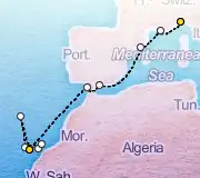 14 Night Savona to Las Palmas cruise